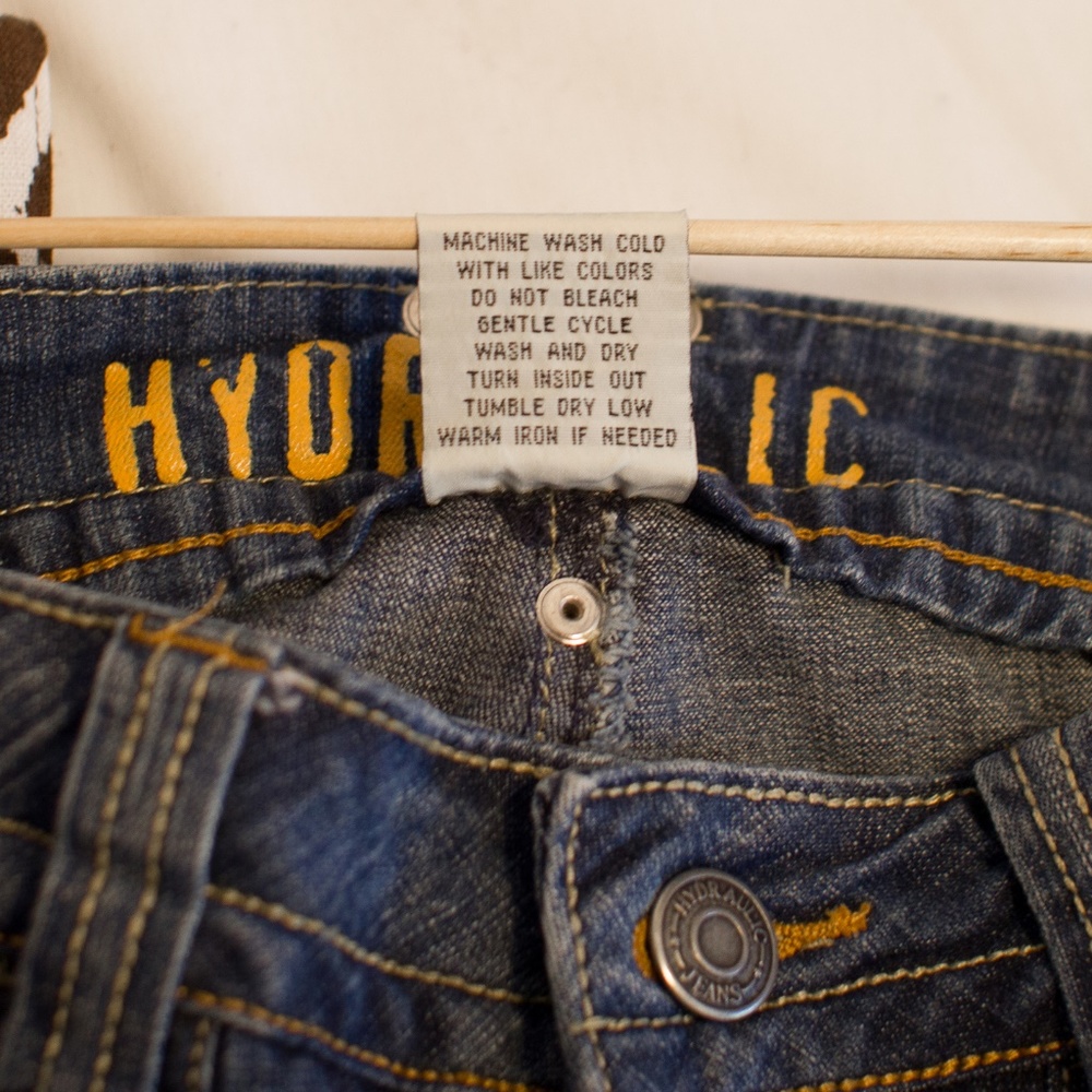 Hydraulic Denim Jean Culottes 7/8 - Picture 5 of 7